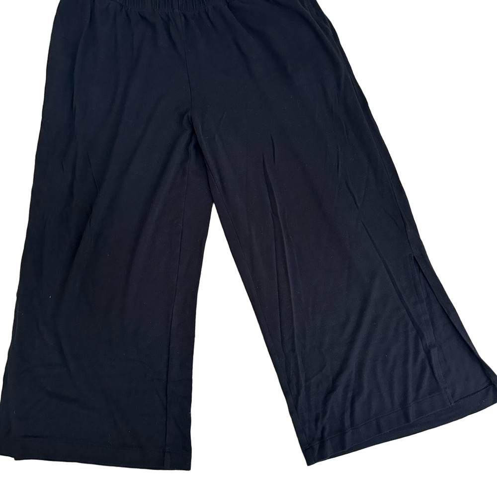 Soma Black Cropped Bottoms with Pockets